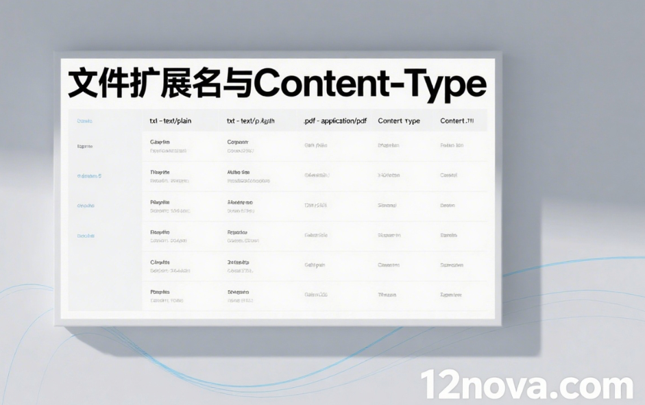 HTTP Mime-Type对照表 : Content-Type（Mime-Type）