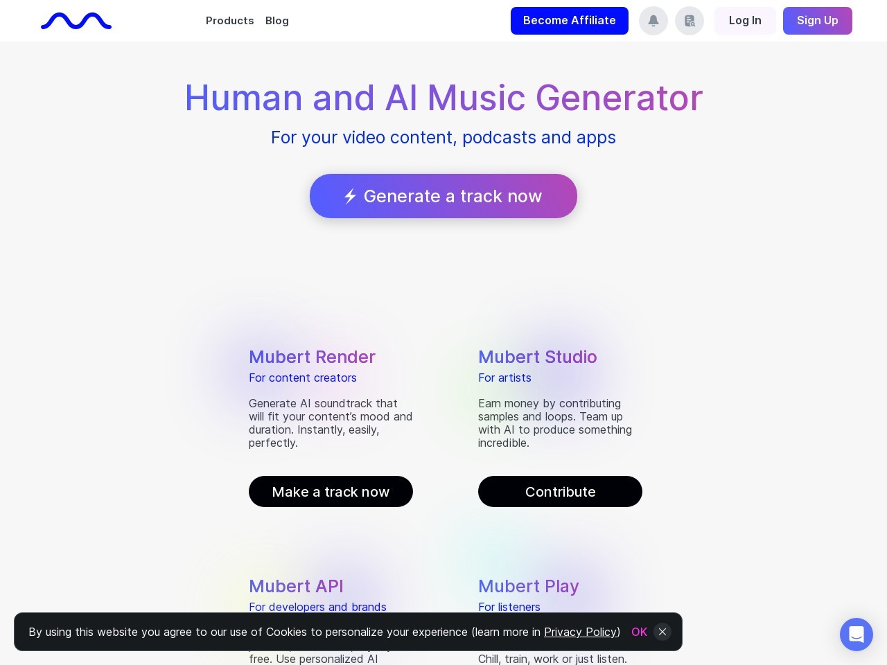 ≻ Mubert AI Music Generator — Royalty Free Music ✓ Best AI Music Generator