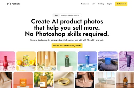 Pebblely AI Product Photography