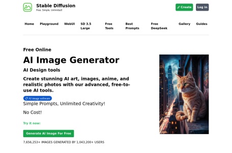 Stable Diffusion Online