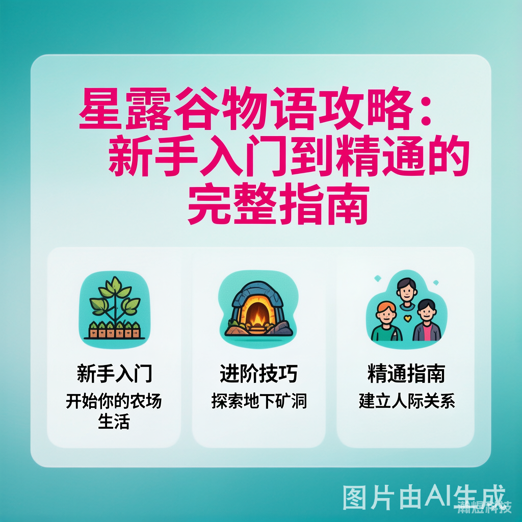 星露谷物语攻略：新手入门到精通的完整指南